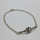 Rannekoru, design Jorma Laine, hopeaa