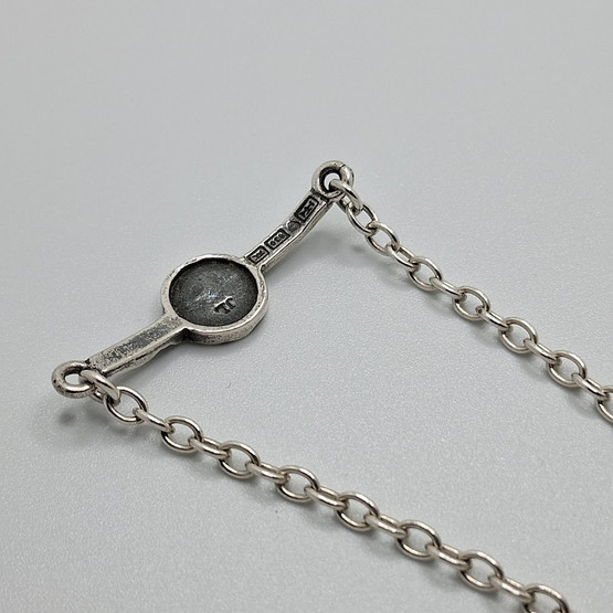 Rannekoru, design Jorma Laine, hopeaa