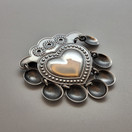 Rintakoru, Salt-sydän, Kalevala Koru, hopeaa