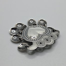 Rintakoru, Salt-sydän, Kalevala Koru, hopeaa