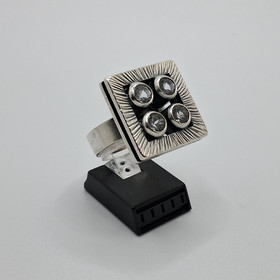 Ring, design Elis Kauppi, silver y. 1970