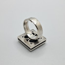 Sormus, design Elis Kauppi, hopeaa v. 1970