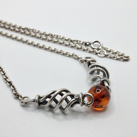 Necklace, Fire spirit, Kalevala Koru, silver