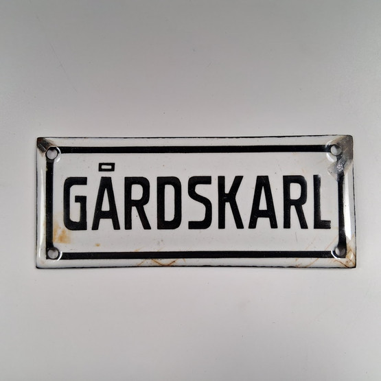 Vanha kyltti, Gårdskarl