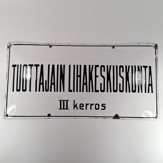 Vanha kyltti, Tuottajain Lihakeskuskunta, 3. kerros
