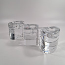 Kynttilänjalka, lasiveistos, Arkipelago, design Timo Sarpaneva