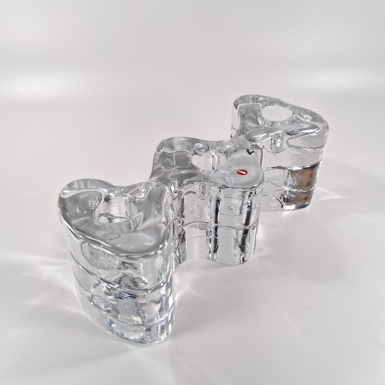 Kynttilänjalka, lasiveistos, Arkipelago, design Timo Sarpaneva