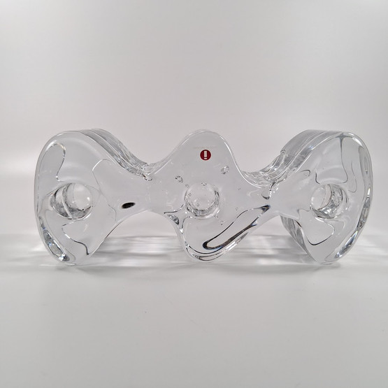 Kynttilänjalka, lasiveistos, Arkipelago, design Timo Sarpaneva