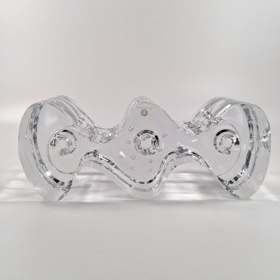 Kynttilänjalka, lasiveistos, Arkipelago, design Timo Sarpaneva