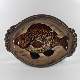 Seinälaatta, Kalavati, Arabia, design Gunvor Olin-Grönqvist