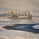 Painting, sign. Eero Hirvelä
