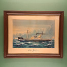 Kapteenintaulu, S.S. Monica, sign. Hyatt v. 1905