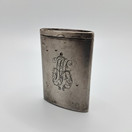 Vanha tulitikkuaski, hopeaa v. 1929