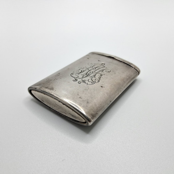 Vanha tulitikkuaski, hopeaa v. 1929