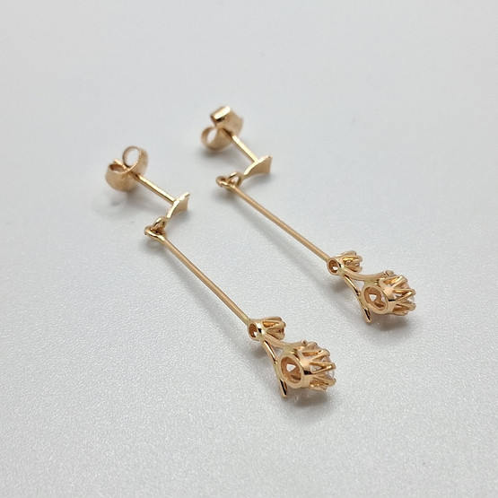 Korvakorut, 14k kultaa