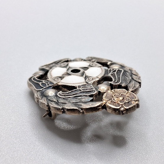 Rintamerkki, SVUL ansiomerkki, hopeaa v. 1961