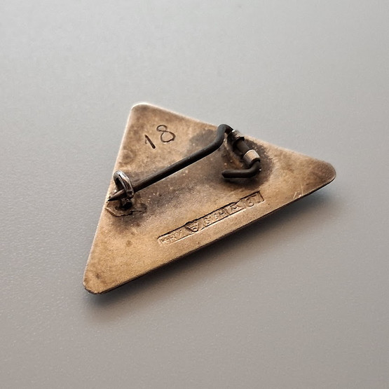 Rintamerkki, Turun Urheiluliiton ansiomerkki, hopeaa v. 1960