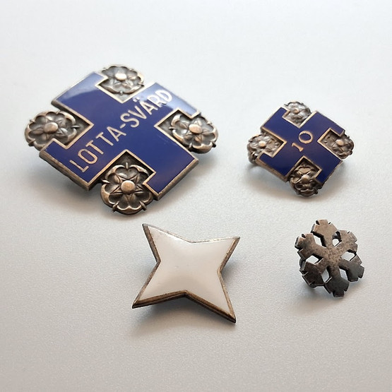 Merkkisetti, Lotta-Svärd, hopeaa