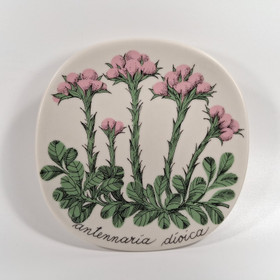 Seinälautanen, Kissankäpälä, Arabia, design Esteri Tomula