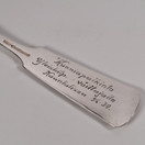 Suojeluskuntalusikka, hopeaa v. 1929