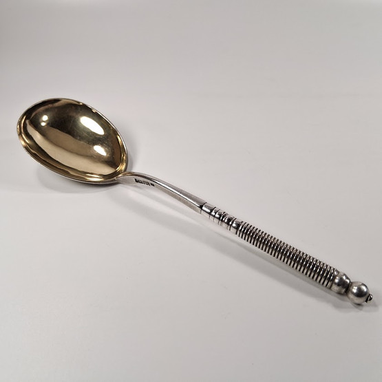 Vanha lusikka, venäläistä hopeaa v. 1863