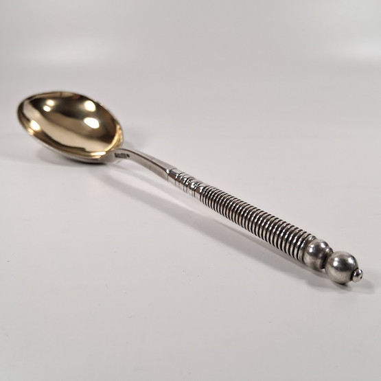 Vanha lusikka, venäläistä hopeaa v. 1863