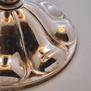 Kynttilänjalka 2kpl, hopeaa v. 1991