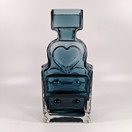 Maljakko, Piironki, siniharmaa, design Helena Tynell