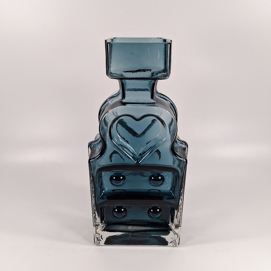 Maljakko, Piironki, siniharmaa, design Helena Tynell