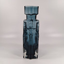 Maljakko, Piironki, siniharmaa, design Helena Tynell