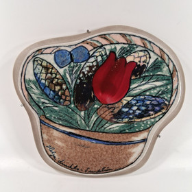 Koristelaatta, Tulppaanikori, Arabia, Heljä Liukko-Sundström