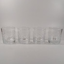 Juomalasi 4kpl, Relief, design Heikki Orvola