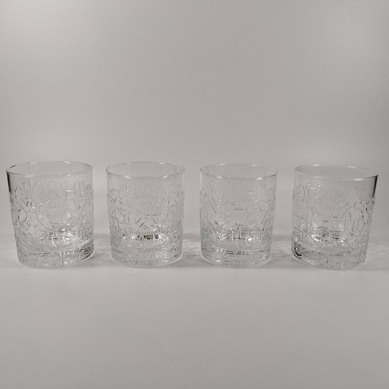 Juomalasi 4kpl, Relief, design Heikki Orvola
