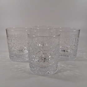 Glass 4pcs, Relief, design Heikki Orvola