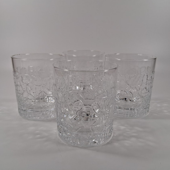 Juomalasi 4kpl, Relief, design Heikki Orvola