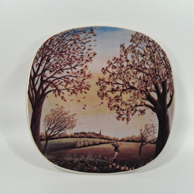 Seinälautanen, Syksytunnelmia, design Anita Rantanen-Siewers