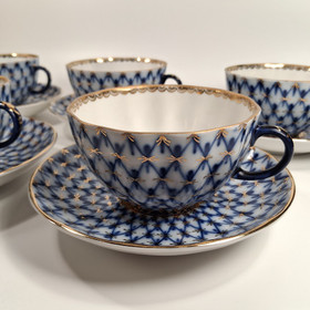 Teacup 5pcs, Web, Lomonosov