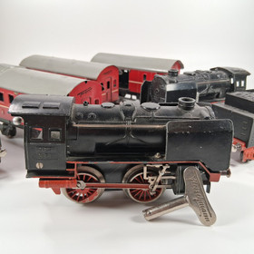 Railway track, Fleischmann, made in U.S.Zone Germany