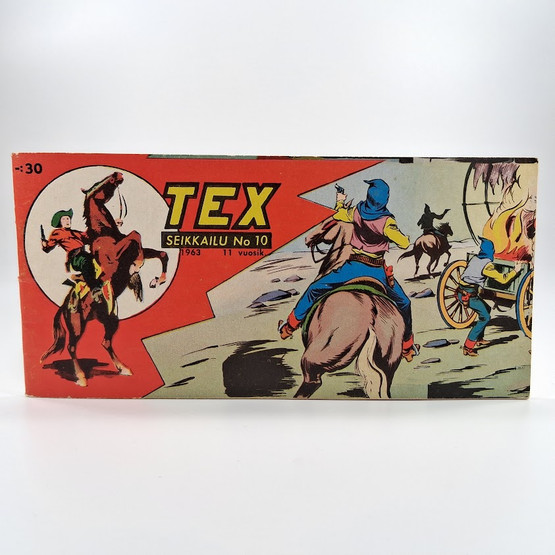 Liuskalehti, Tex Willer, Seikkailu no 10, 1963