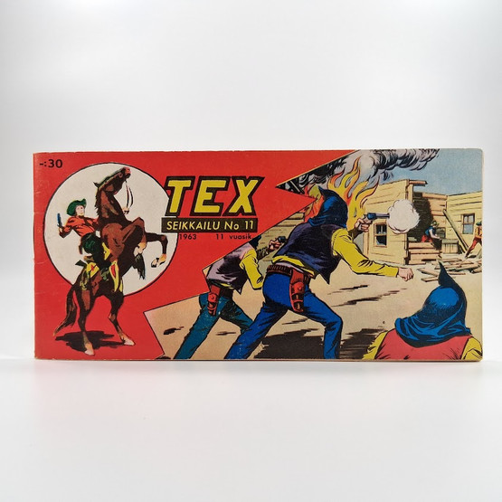 Liuskalehti, Tex Willer, Seikkailu no 11, 1963