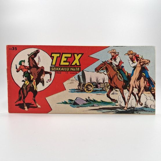 Liuskalehti, Tex Willer, Seikkailu no 18, 1963