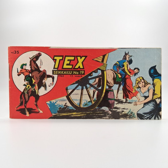 Liuskalehti, Tex Willer, Seikkailu no 19, 1963