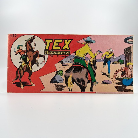 Liuskalehti, Tex Willer, Seikkailu no 24, 1963