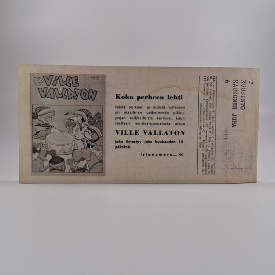 Liuskalehti, Tex Willer, Seikkailu no 2, 1964