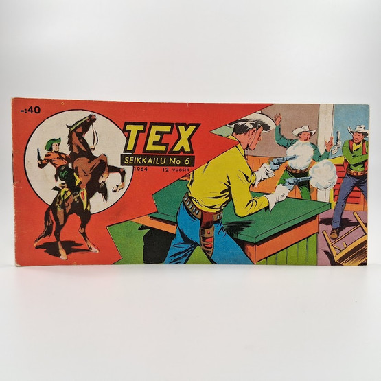 Liuskalehti, Tex Willer, Seikkailu no 6, 1964