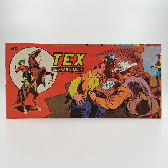 Liuskalehti, Tex Willer, Seikkailu no 8, 1964