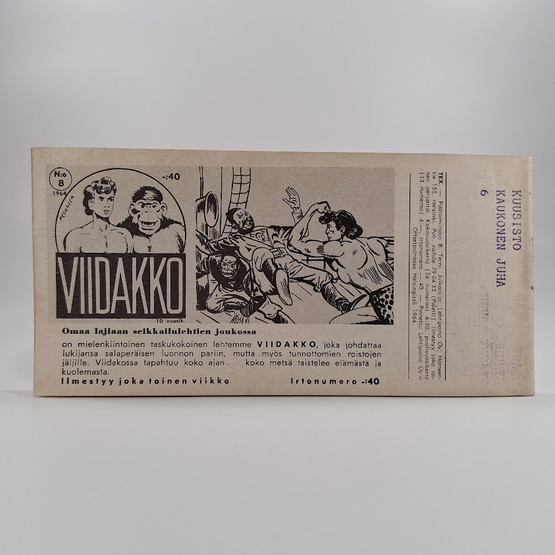 Liuskalehti, Tex Willer, Seikkailu no 8, 1964