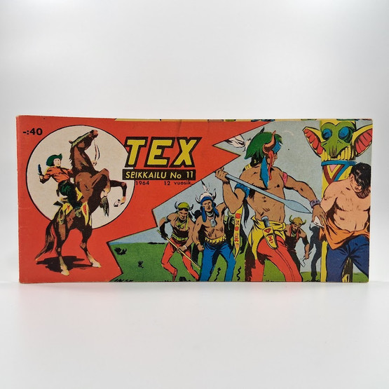 Liuskalehti, Tex Willer, Seikkailu no 11, 1964
