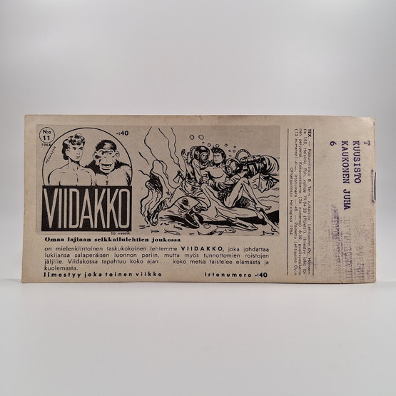 Liuskalehti, Tex Willer, Seikkailu no 11, 1964