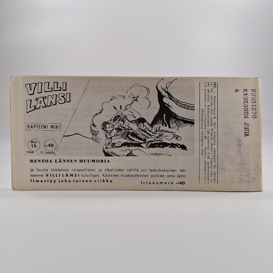 Liuskalehti, Tex Willer, Seikkailu no 15, 1964